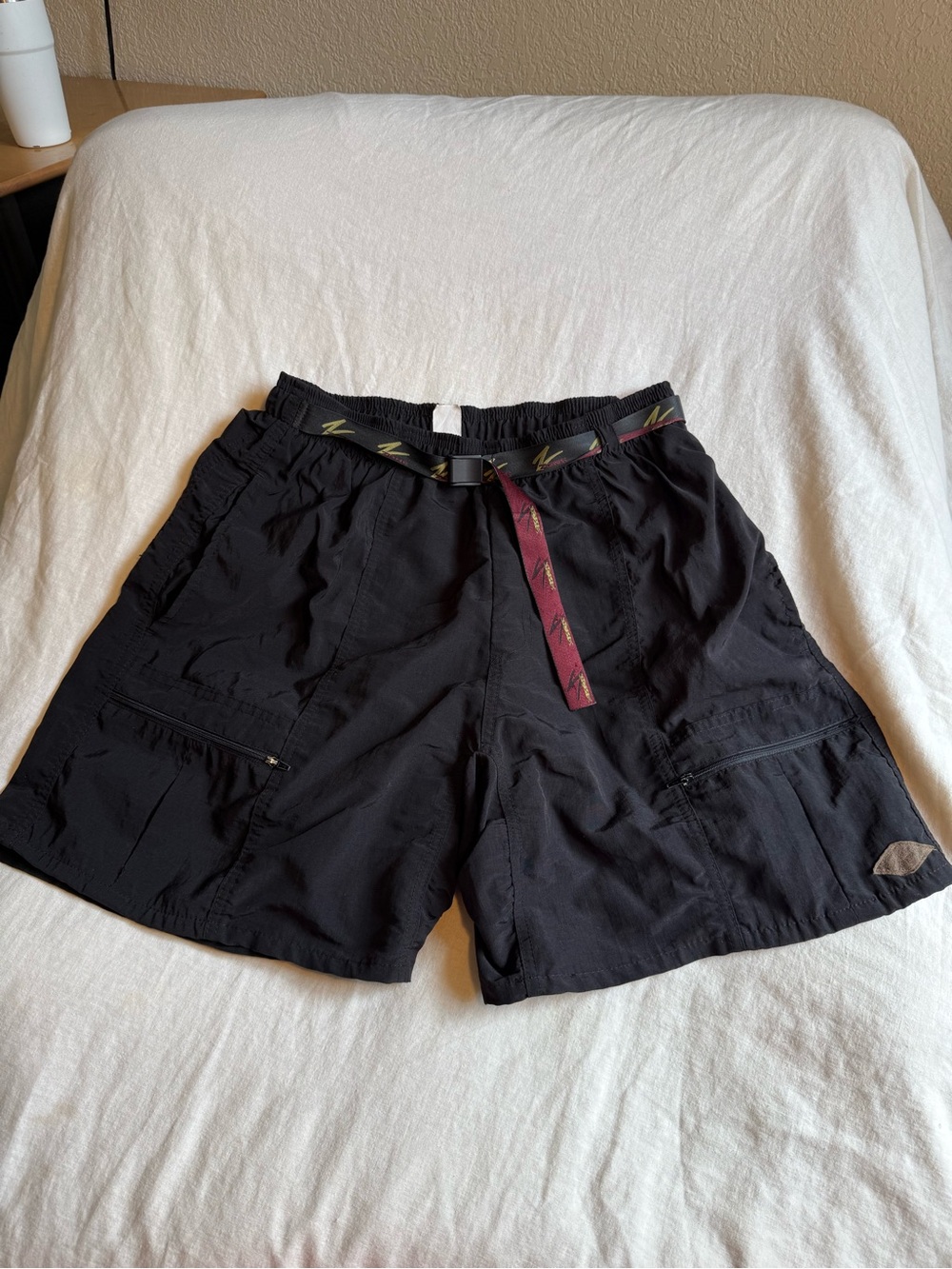 Vintage ZONE Black Cargo Swim/Active Shorts